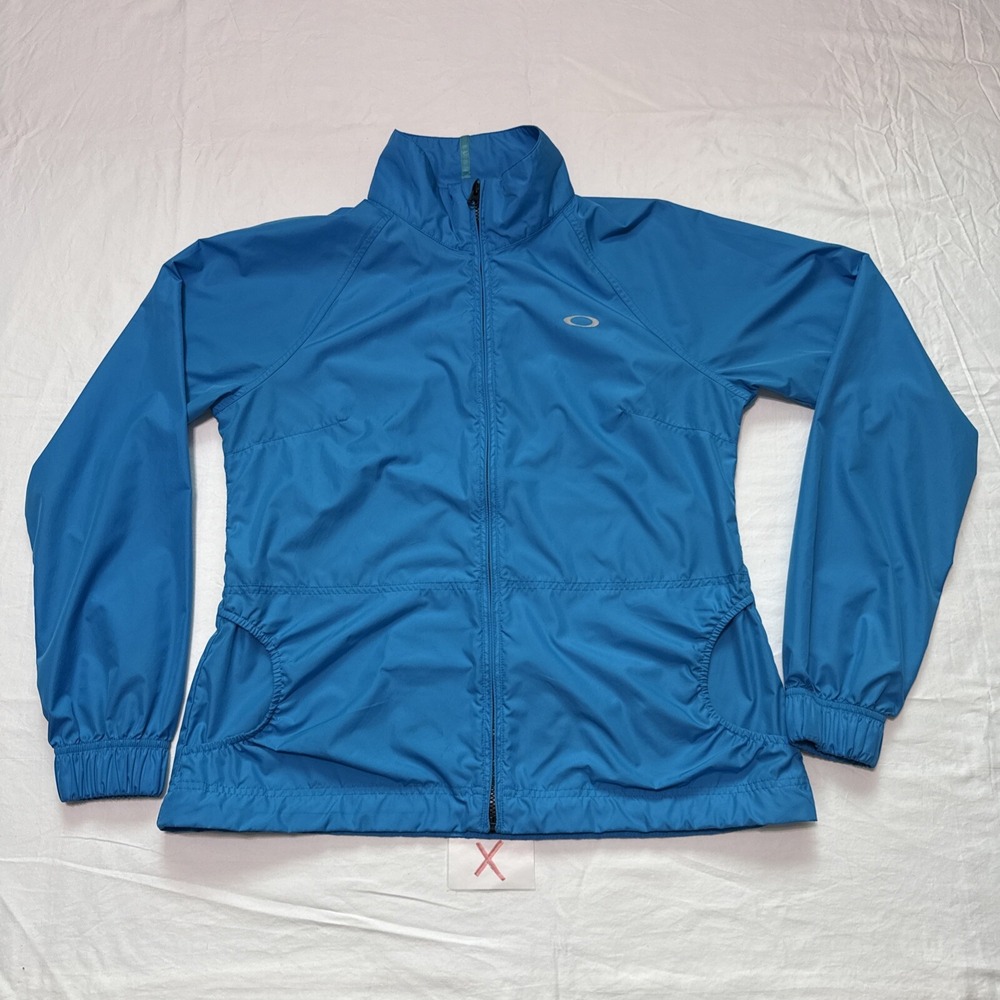 Oakley Full Zip Women Windbreaker Jacket Size Large